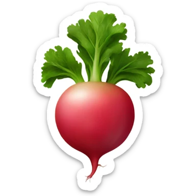 radish sticker
