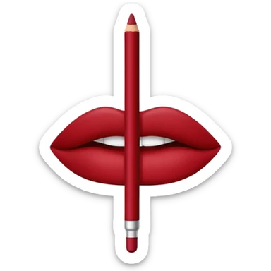 lip liner sticker