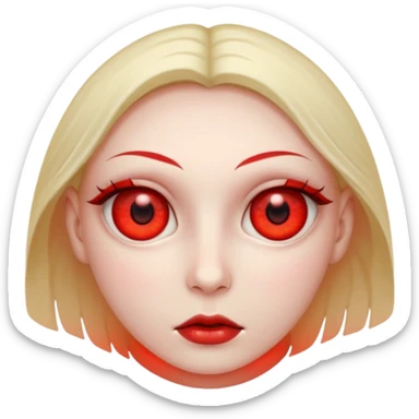 red eyes sticker