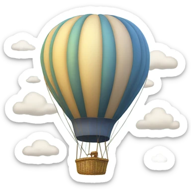 Air balloon sticker