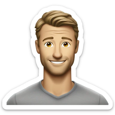 Glen Powell  sticker
