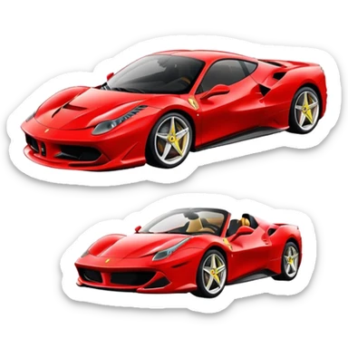 Ferrari sticker