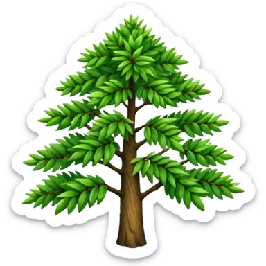 Tea tree sticker