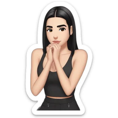 Dua lipa manga sticker