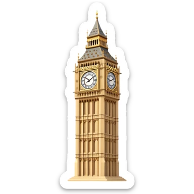 A Big Ben tower 



 sticker