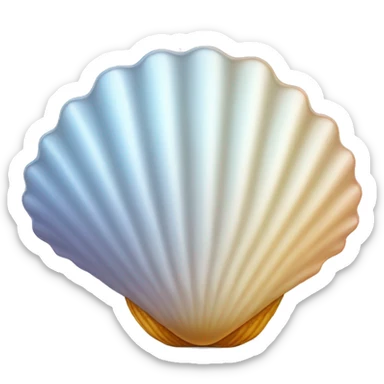 scallop-seashell sticker