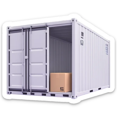 refrigerated shipping container sticker