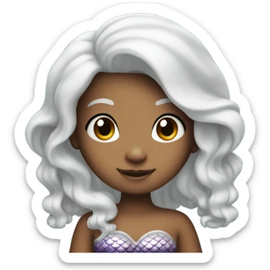 A cute mermaid  sticker