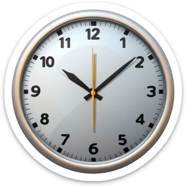 can you just make me a clock normal sticker