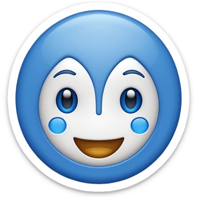  exactly similar to given image give me emoji,blue and white tick inside it sticker