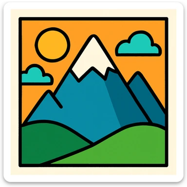 little alchemy style icon
subject: mountain
border: medium-black sticker