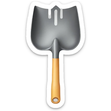 shovel for cat litter sticker