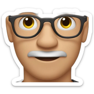 Homme noir qui chauvauche un cochon sticker