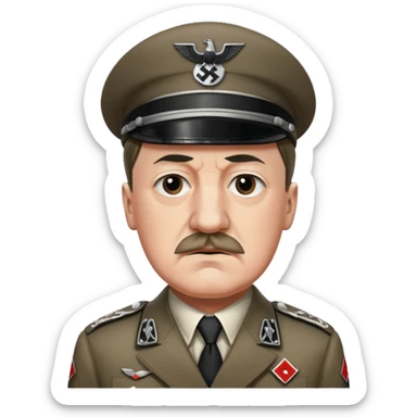 Adolph Hitler nazi sticker