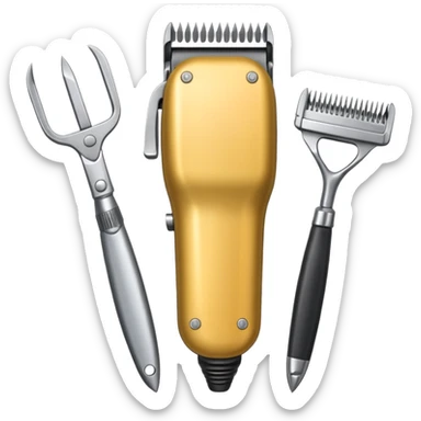 Barber clipper emoji sticker