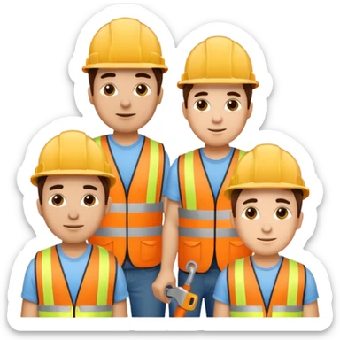 Construction subcontractors  sticker