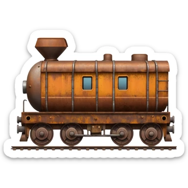 cargo train emoji style sticker