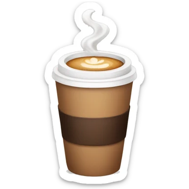 Coffee sticker