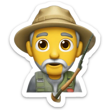 Pescador sticker