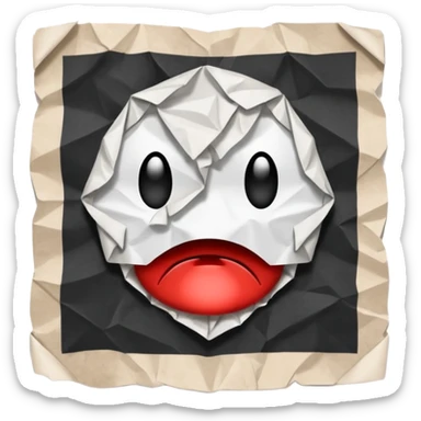 Make me an emoji of a Failed Test sticker