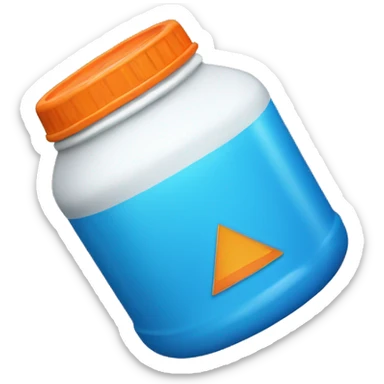 Blue Gatorade  sticker