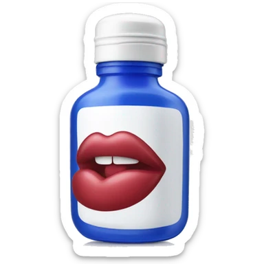 lip Vaseline bottle sticker