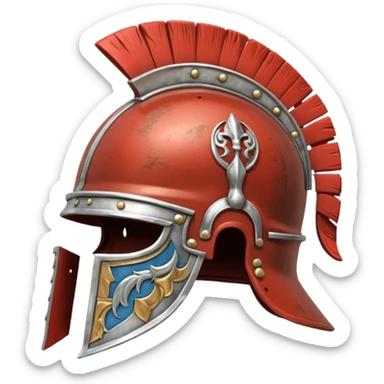 Roman Gladiator helmet sticker