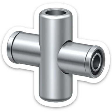 small metallic connector pin. sticker