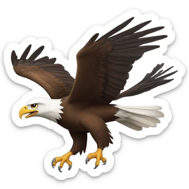 68 eagle sticker