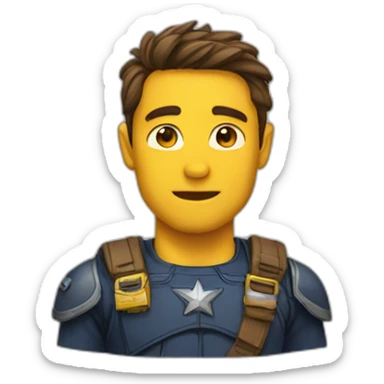 a hero  sticker