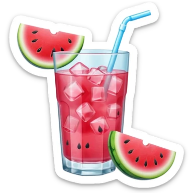 watermelon water drink sticker