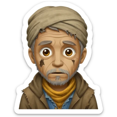 beggar  sticker