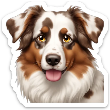 mismark red merle aussie sticker