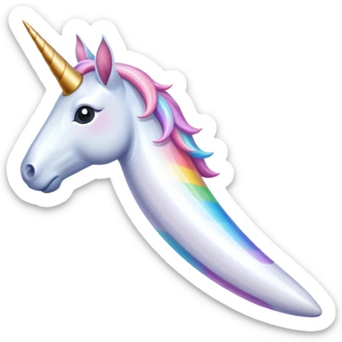 cuerno de unicornio sticker
