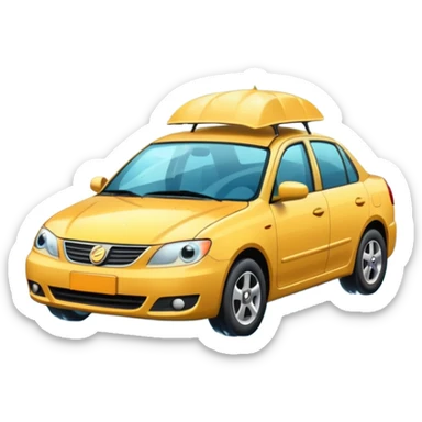 windshield wipers on car swiping rain sticker