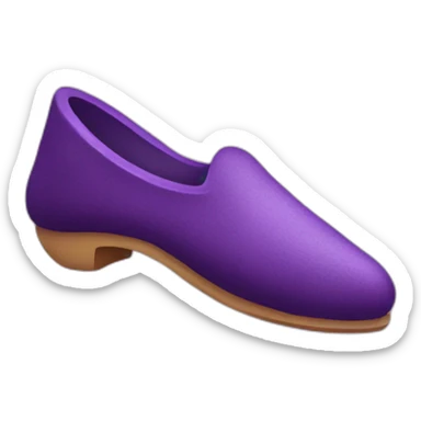 Indian purple slipper sticker