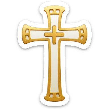 Orthodox cross  sticker
