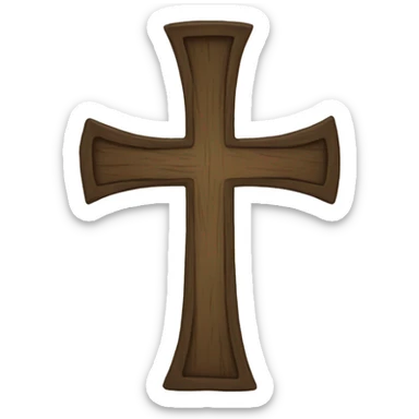 Cross sticker