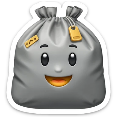 CEMENT BAG WITHOUT FACE sticker