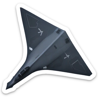 The Northrop B-2 Spirit, also known as the Stealth Bomber, is an American heavy strategic bomber, featuring low-observable stealth technology designed to penetrate dense anti-aircraft defenses sticker