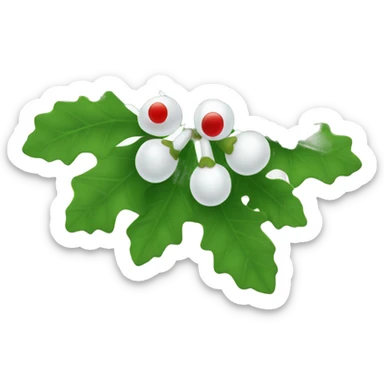 mistletoe sticker