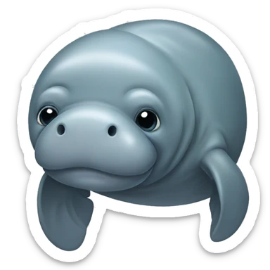 Manatee sticker