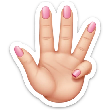 Pinky promise sticker