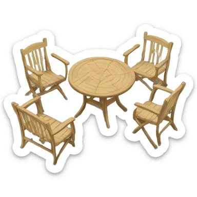 garden furniture sticker