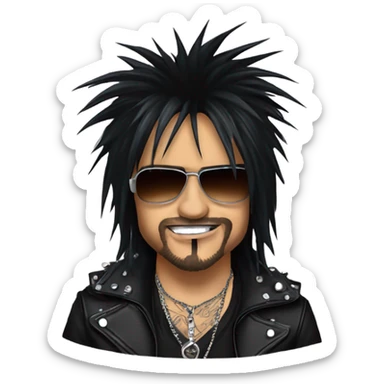 Nikki sixx sticker
