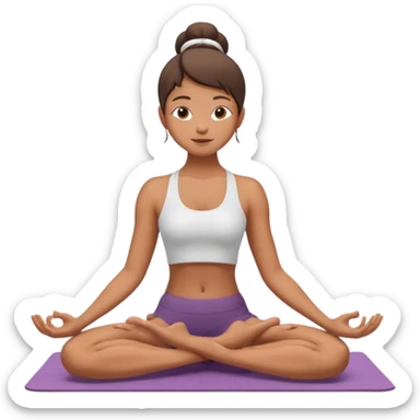 Yoga sticker