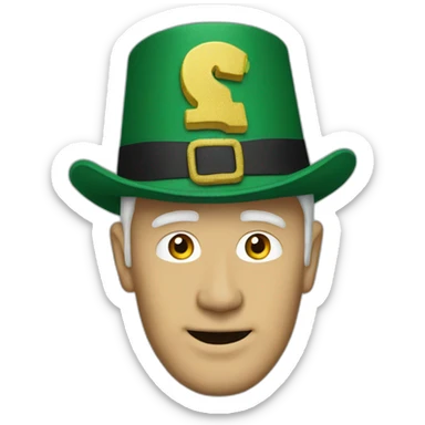 sir bobby charlton party hat sticker