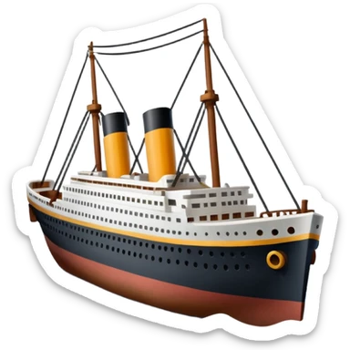 titanic wreck sticker