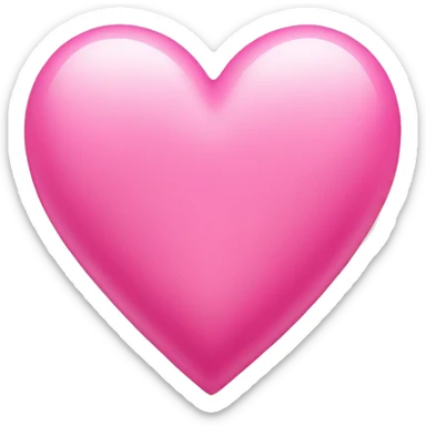 Pink heart wish initial M in it  cm sticker