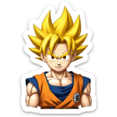 Goku ssj sticker